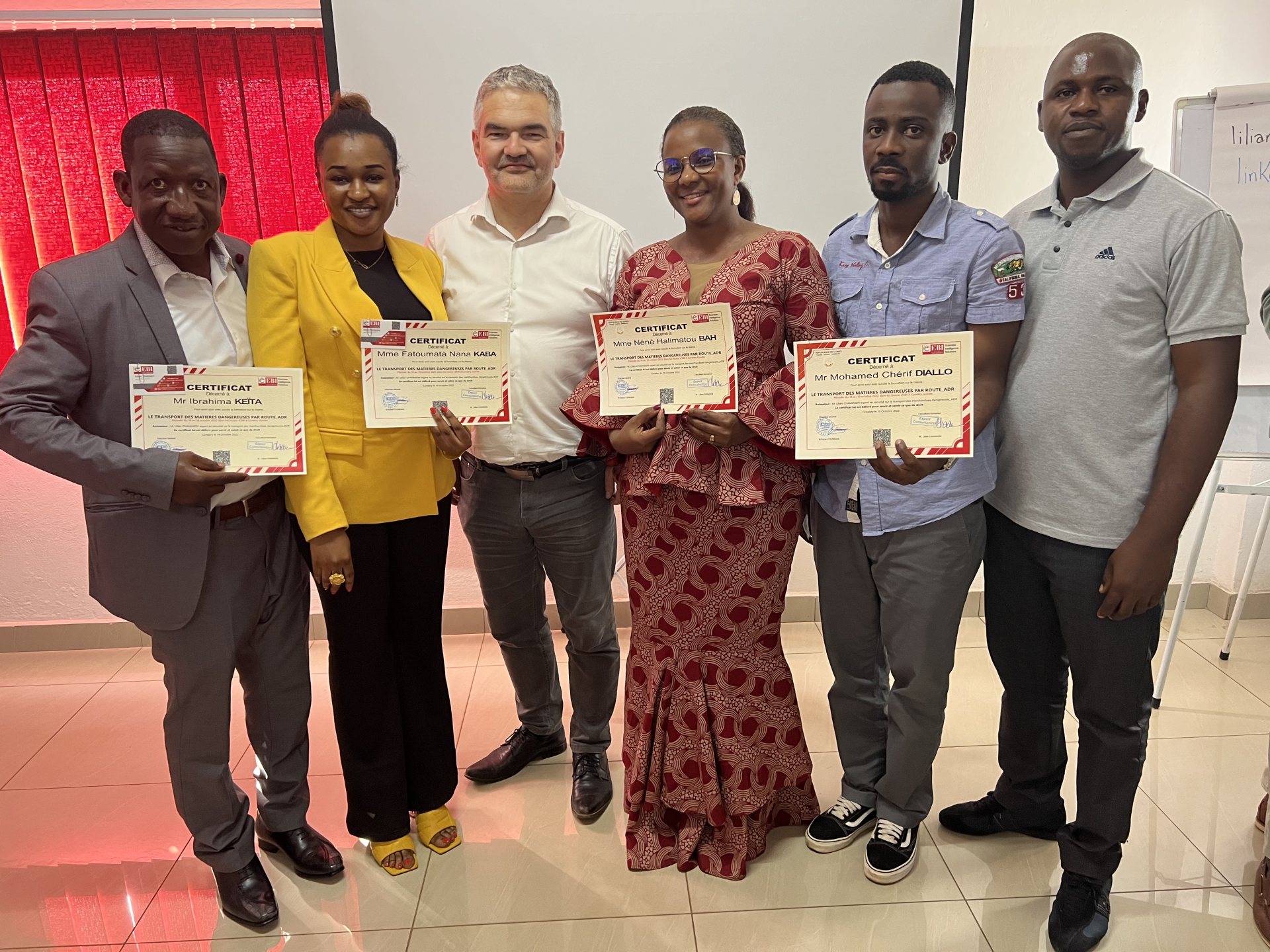EBI dangerous goods ADR training session